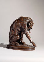 Wounded Hound, ca. 1850