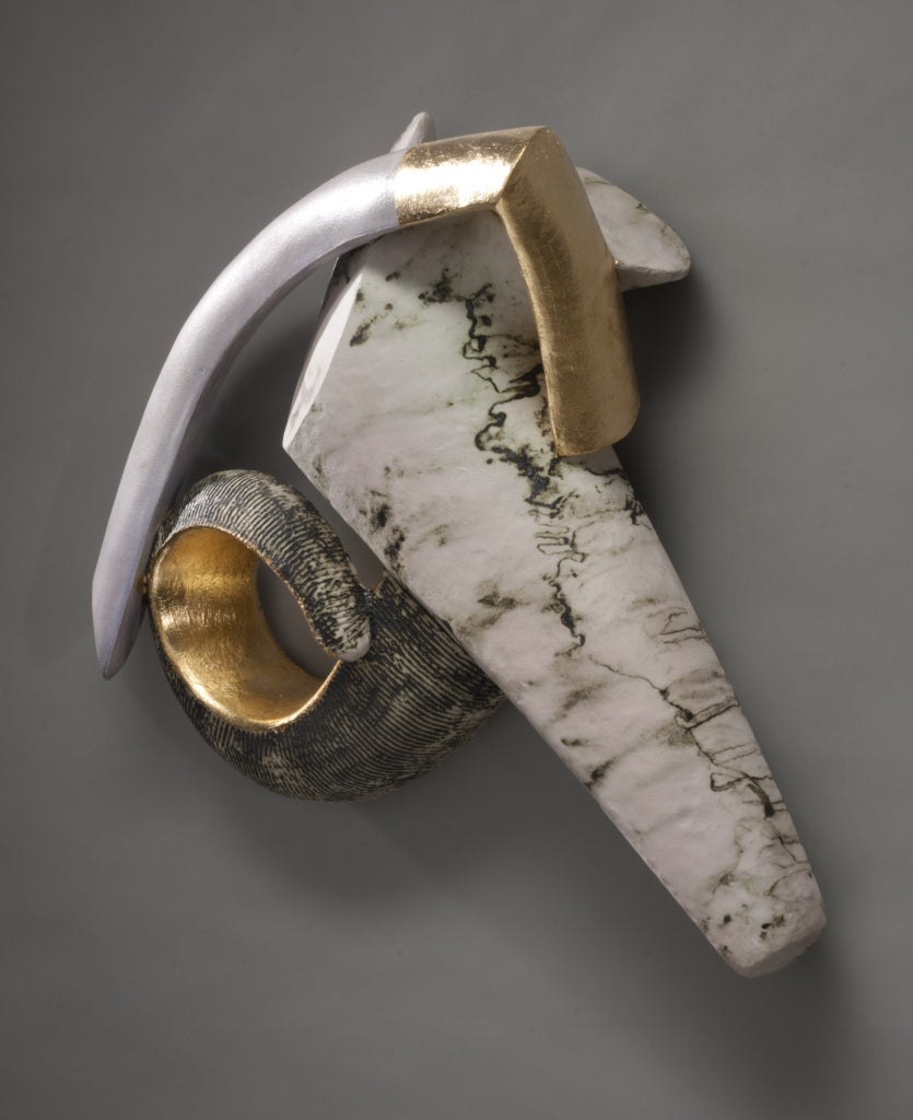 The Drift - Gray Abstract Sculpture by Trey Hill