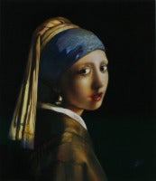 The Girl with the Pearl Earring after Vermeer