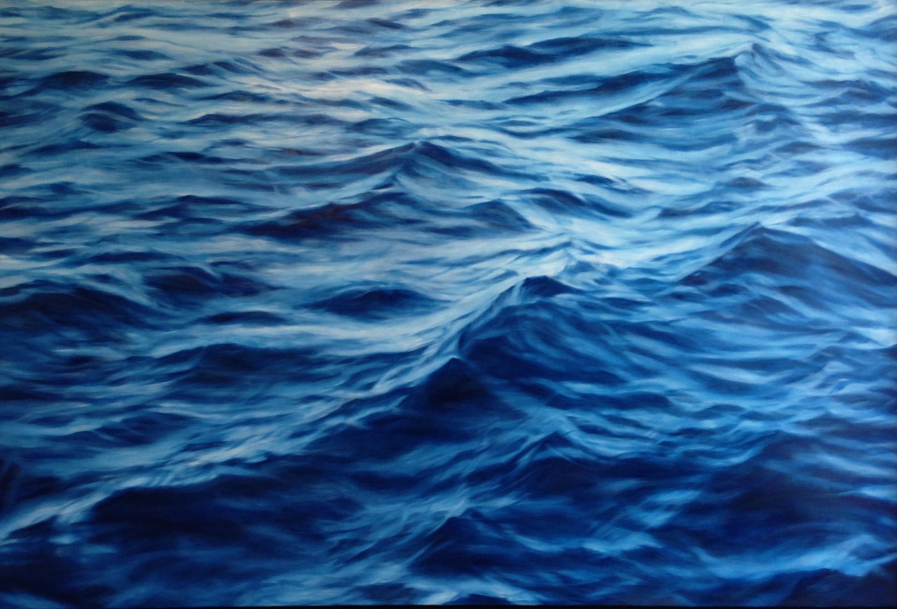 Clifford Smith  Landscape Painting - Blue Ocean Vee