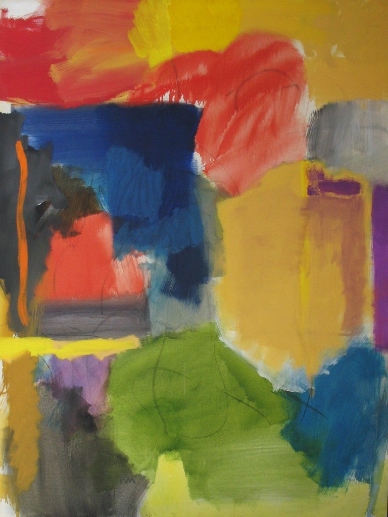 Fred Mitchell Abstract Painting - Manhattan Cove
