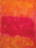 Abstract in Orange and Red
