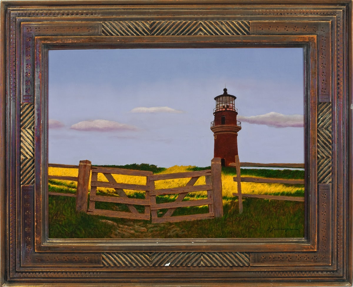 Peter Sculthorpe Landscape Painting - The Light at Gay Head