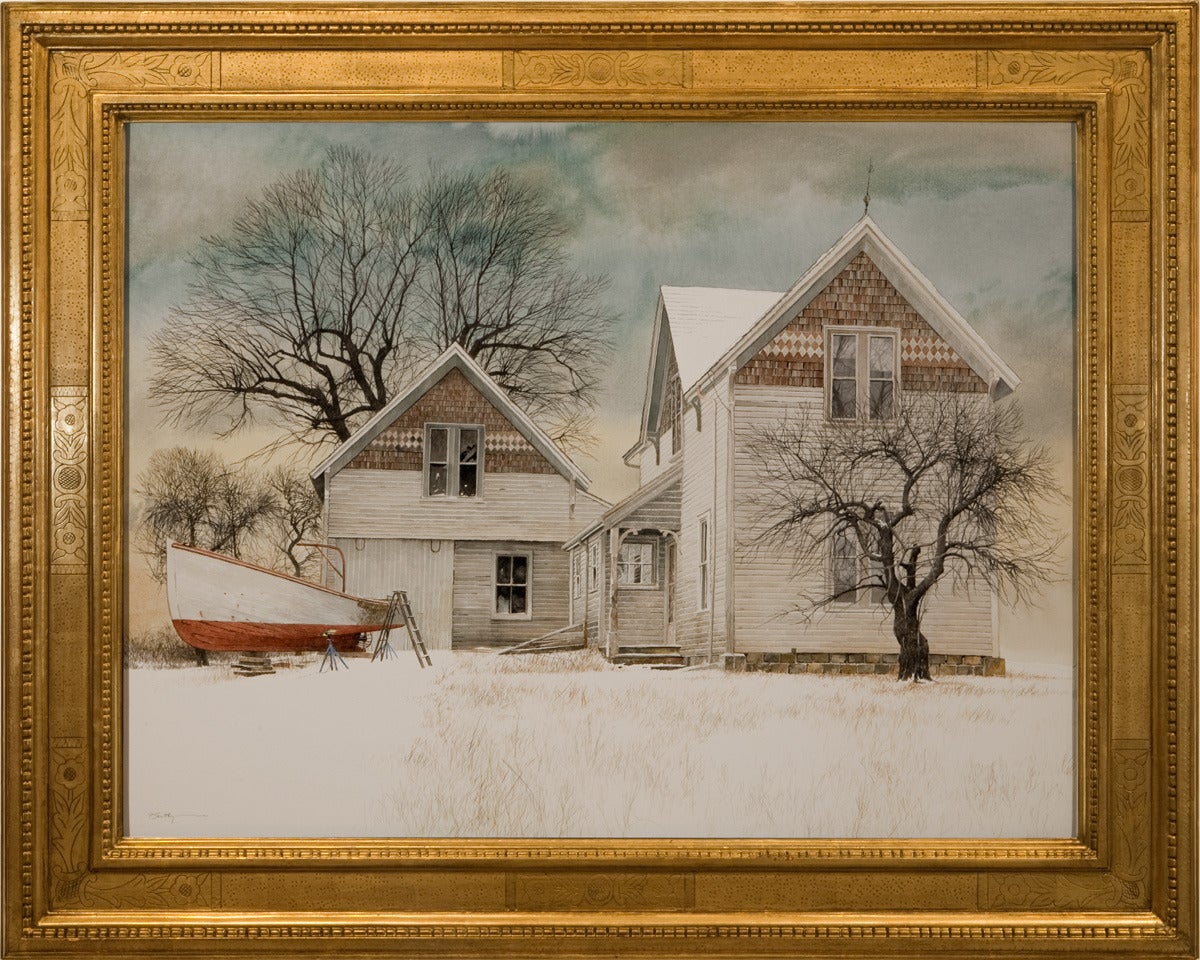 Peter Sculthorpe Landscape Art - "Planning for Spring"