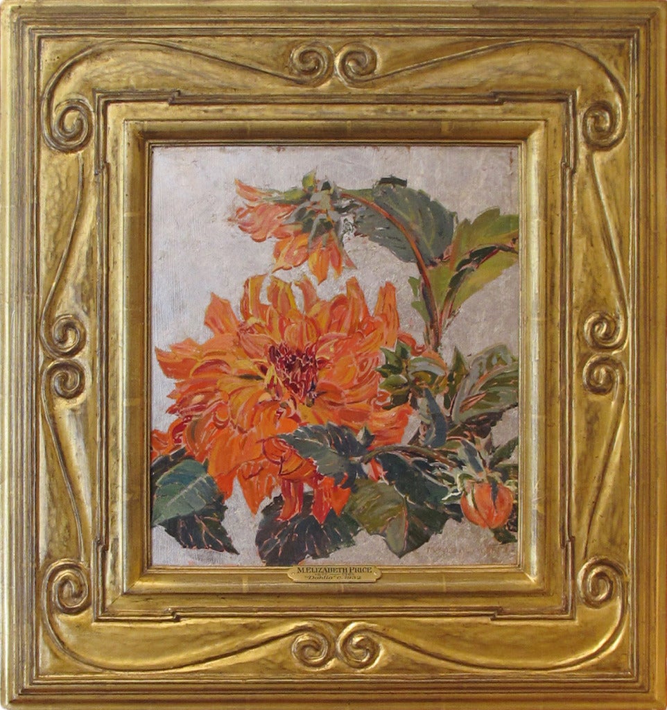 Mary Elizabeth Price Still-Life Painting - "Dahlia"