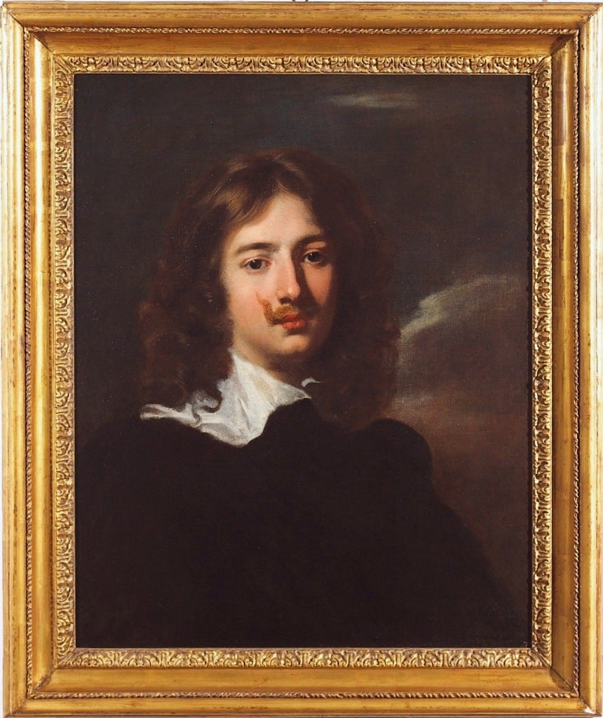 Nicolas Regnier Portrait Painting – Porträt von Giovan Battista Nani, dem Botschafter der Republik Venedig in Frankreich 1643 â?? 1668 und Prokurator von San Marco.