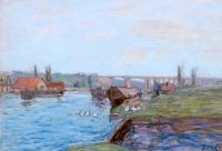 Landscape with Geese at St. Mammes