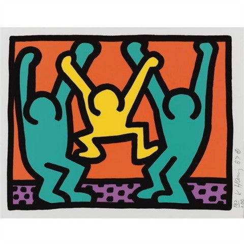Pop Shop 1B - Print by Keith Haring