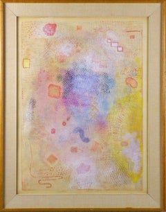 "Intimate Lighting" 1973 Robert Natkin Mixed Media Painting