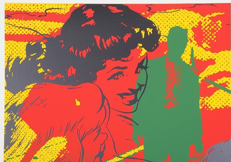 pop art screen print