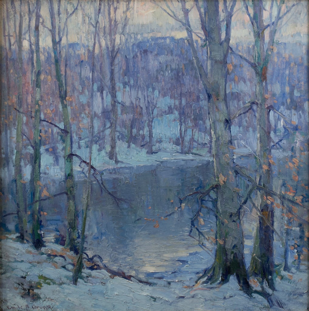 Winter - Painting by Emile Albert Gruppe
