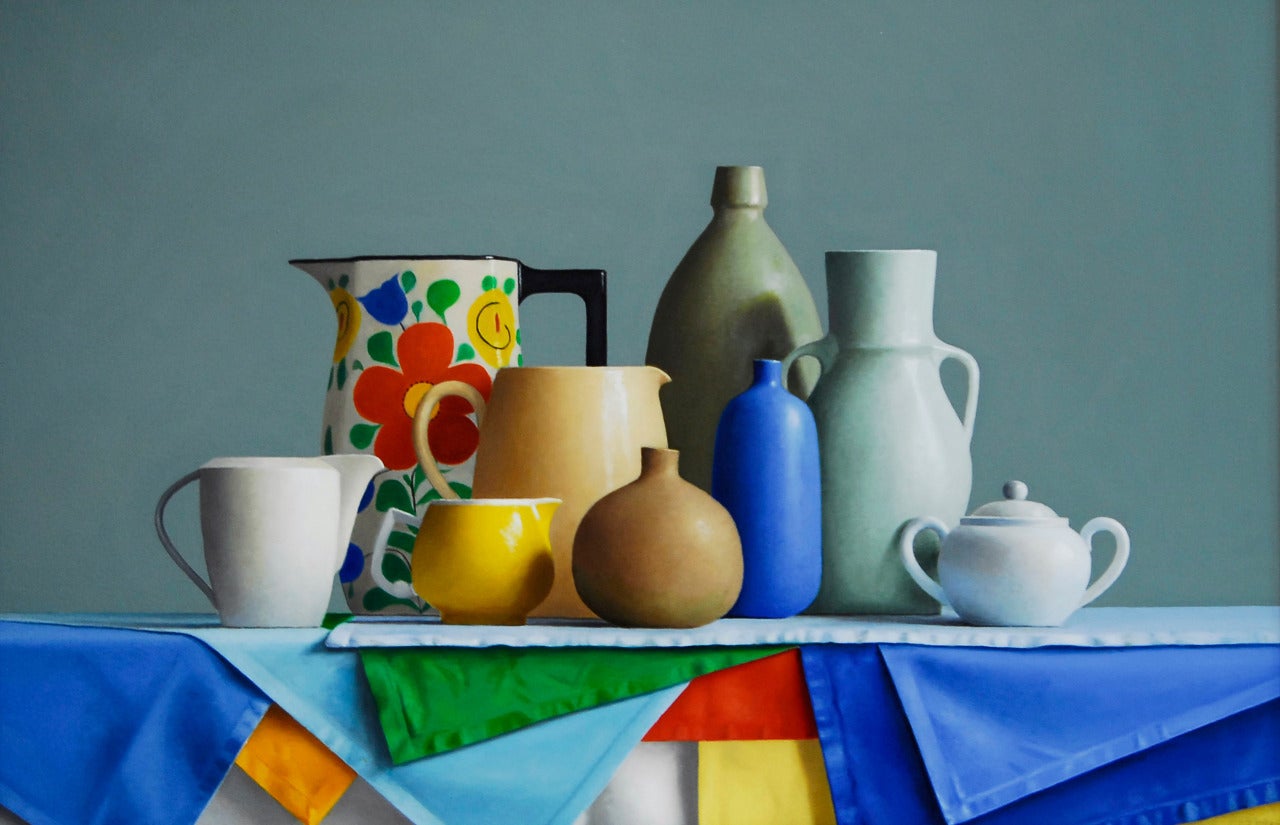 Janet Rickus Still-Life Painting - Above and Below