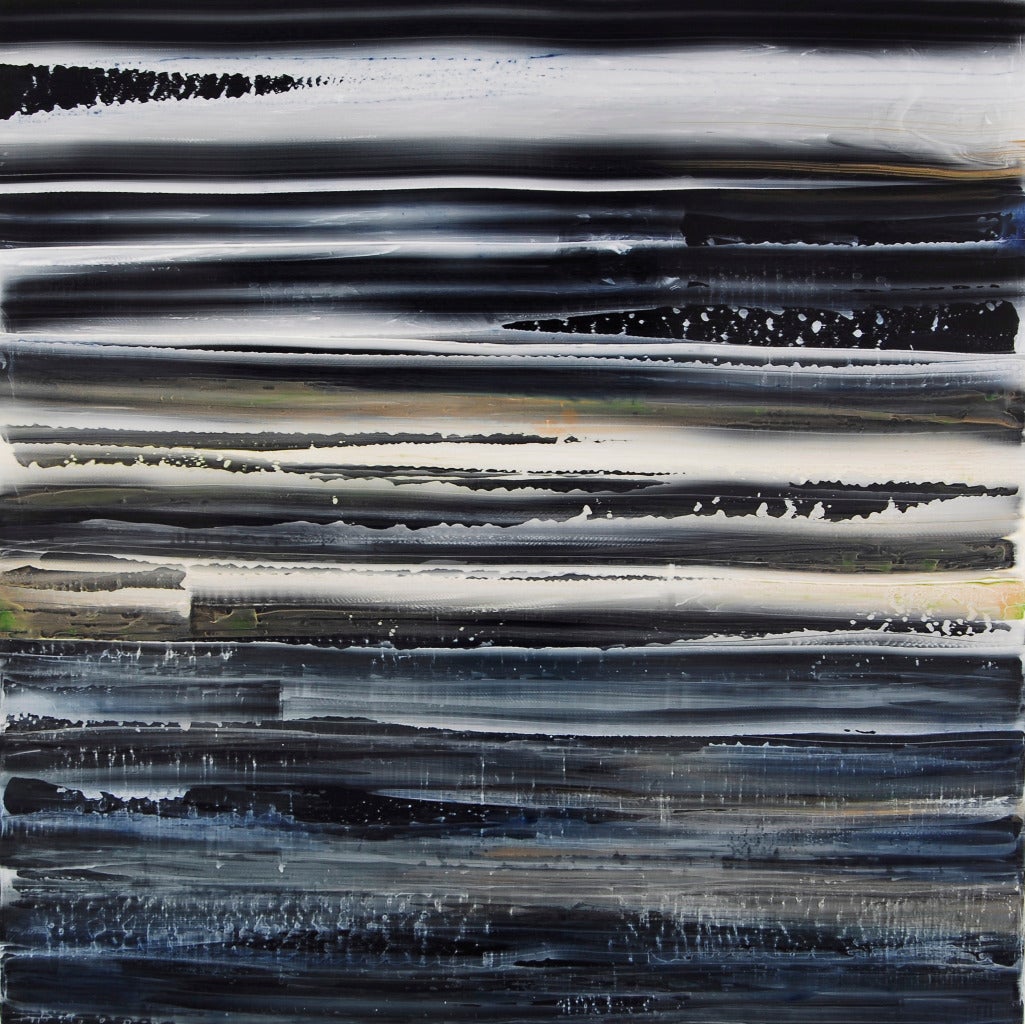 Jessie Morgan Abstract Painting - Night Tide no. 1016