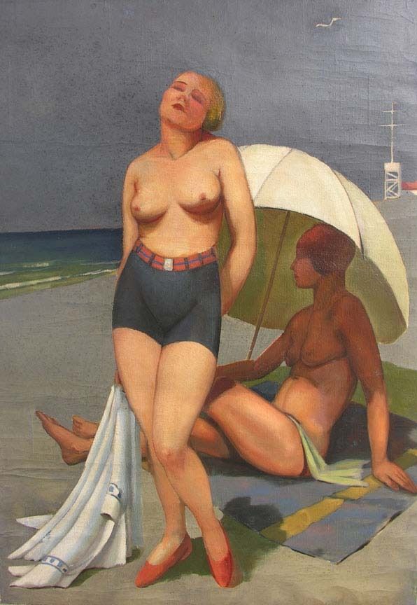 Buckley MacGurrin Figurative Painting - La Plage