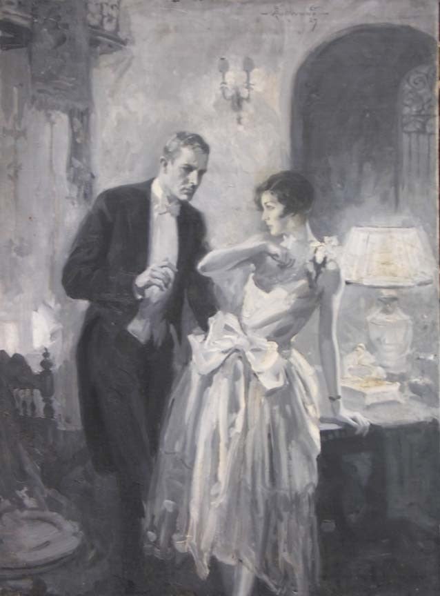 Walter G. Ratterman Interior Painting - The Flirtation