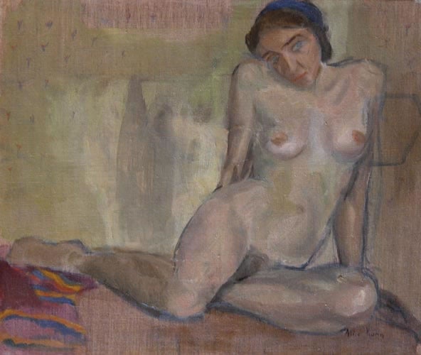 Alice Kohn Figurative Painting - Nude