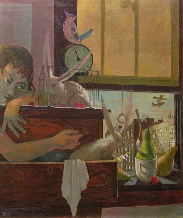 Bernard Weinstein Interior Painting - The Apartment