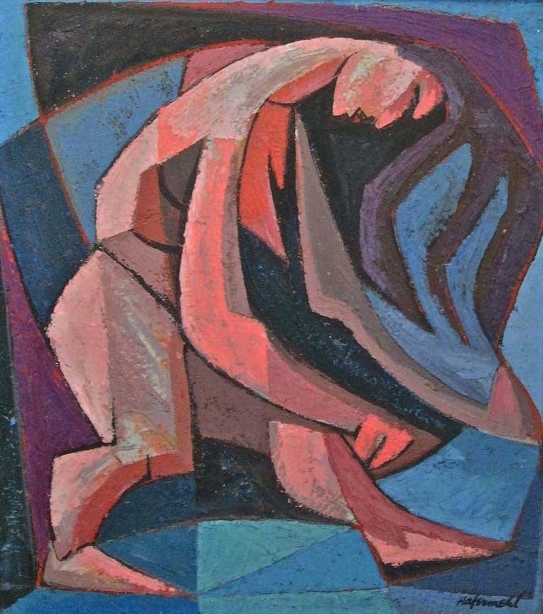c. Louis HAFERMEHL Nude Painting - Dancer