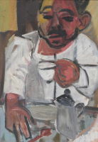 Man Drinking Coffee