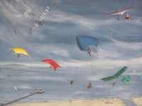 Hang Gliders over Malibu Pier