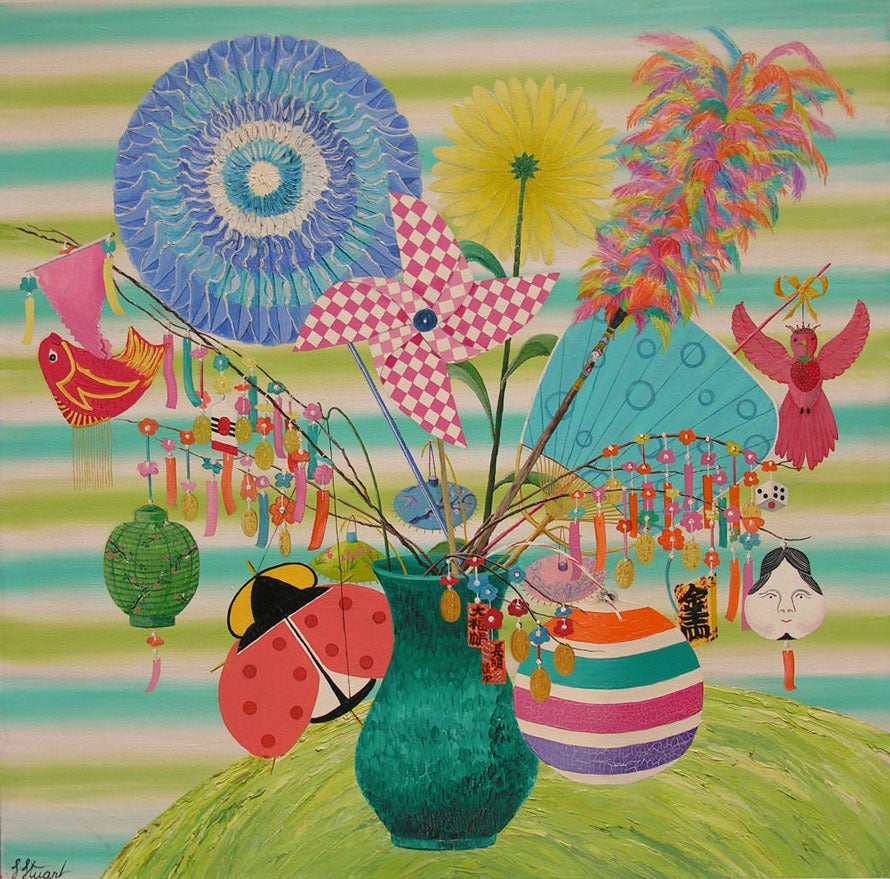 Melange - Painting by Gloria Stuart