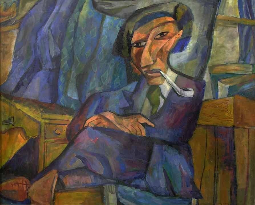 Hananiah Harari Portrait Painting - Self Portrait