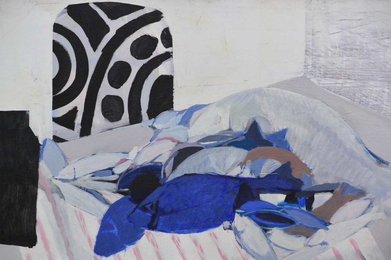 Gabriel Godard Interior Painting - Nature morte aux poissons