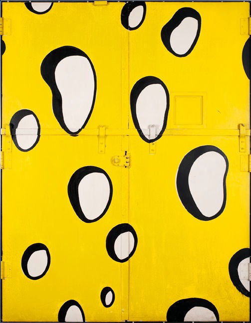 Untitled (Swiss Cheese Elevator Doors) - Art by Roy Lichtenstein