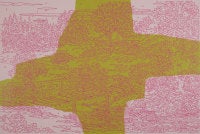 Abstract Bridge (pink/green)