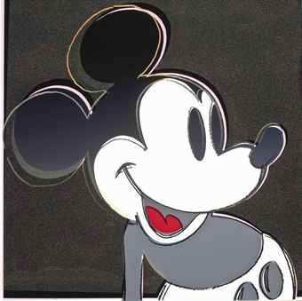 Andy Warhol Print - Mickey Mouse