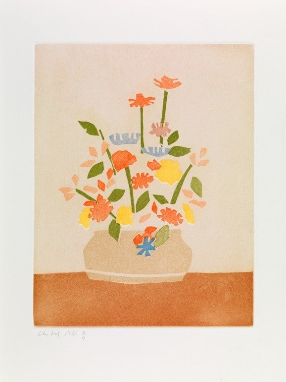 Wildflowers in Vase, from Small Cuts - Print by Alex Katz