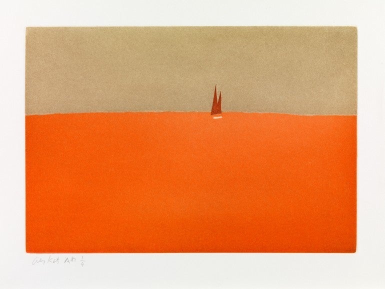 Red Sails, from Small Cuts - Print by Alex Katz