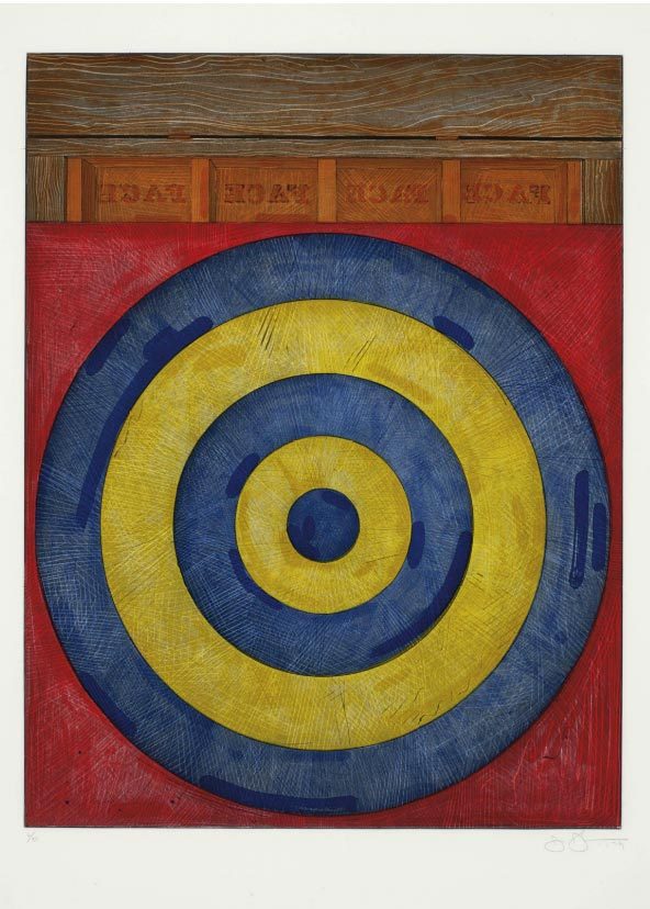 target with four faces