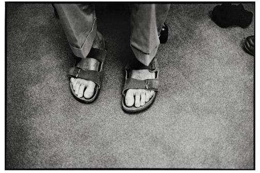 Steve Jobs' Feet, Palo Alto, California, 1984 - Photograph by Jean Pigozzi
