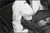 Lenny Kravitz, Jean Pigozzi
s car, Nice, France, 1990