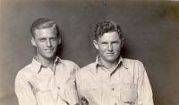 Pug Hayes and Junior Newman, September 23, 1944