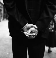 Untitled (Hands Behind Back, Dollar Bill)