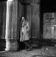 Chicago (Man with Rent Sign on Maxwell Street), 1967