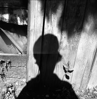 Self-Portrait (Shadow on Wood), ca. 1960s
