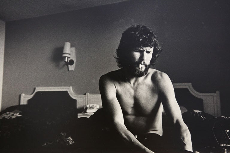 Jim Marshall Black and White Photograph - Kris Kristofferson, Los Angeles, CA, 1969