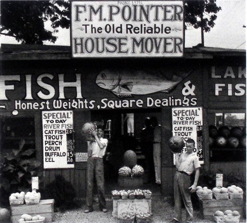 Walker Evans Fish Market, Near Birmingham, Alabama, 1936, Photograph