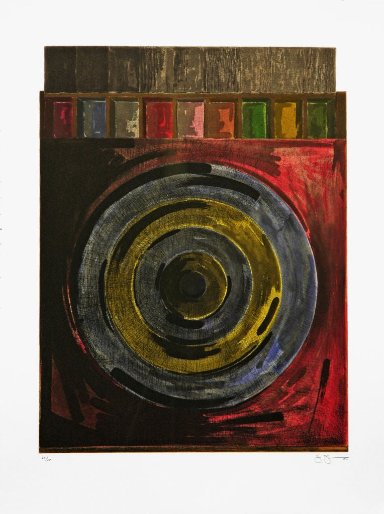 Jasper Johns Abstract Print - Target with Plaster Casts