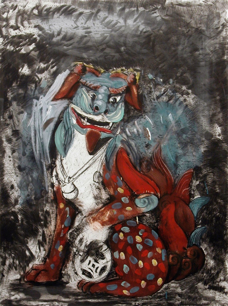 Fo Dog In Hell - Print by Jim Dine