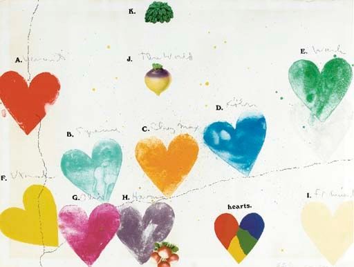 The World (for Anne Waldman) - Print by Jim Dine