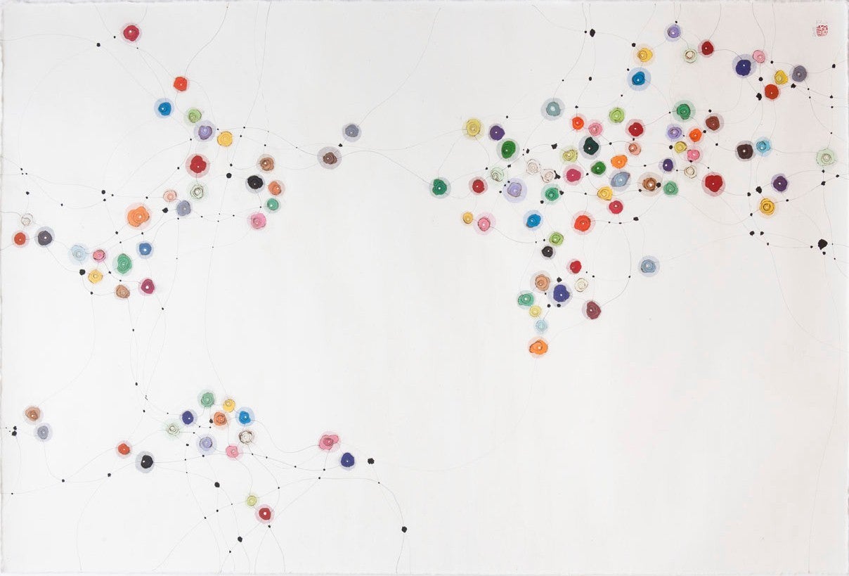 Prédestination - Mixed Media Art de Minjung Kim