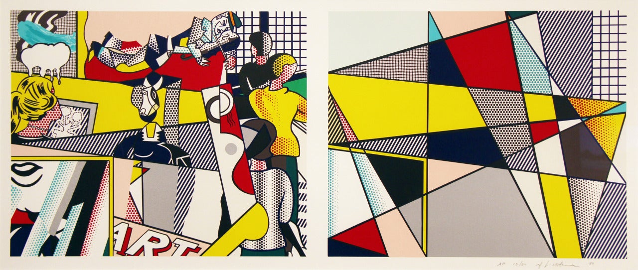 roy lichtenstein tel aviv museum print