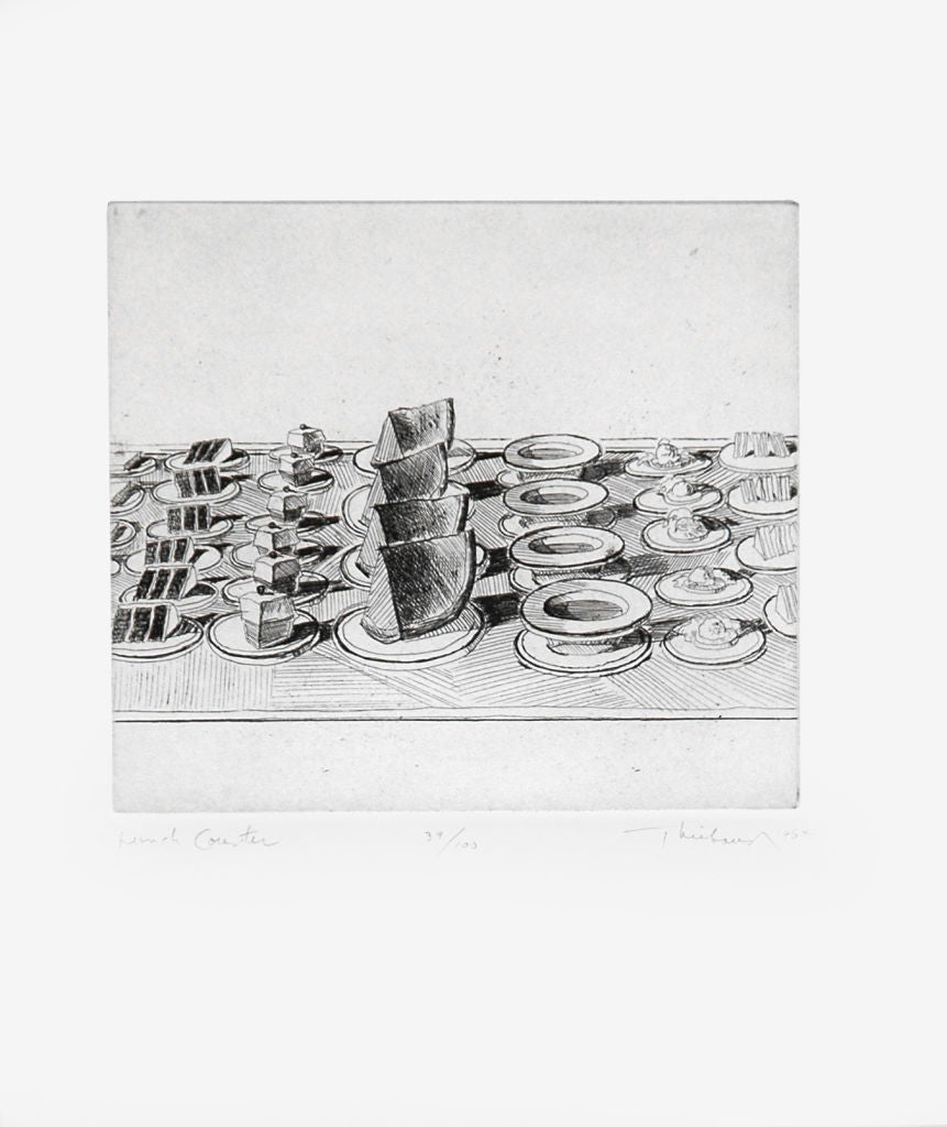 Lunch Counter, from Delights - Print by Wayne Thiebaud