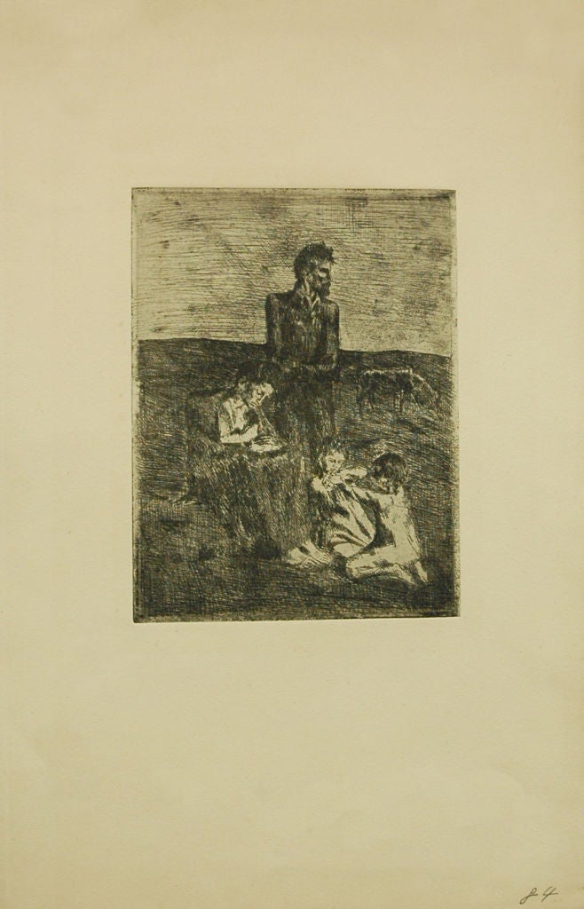 Les Pauvres, from La Suite des Saltimbanques - Print by Pablo Picasso