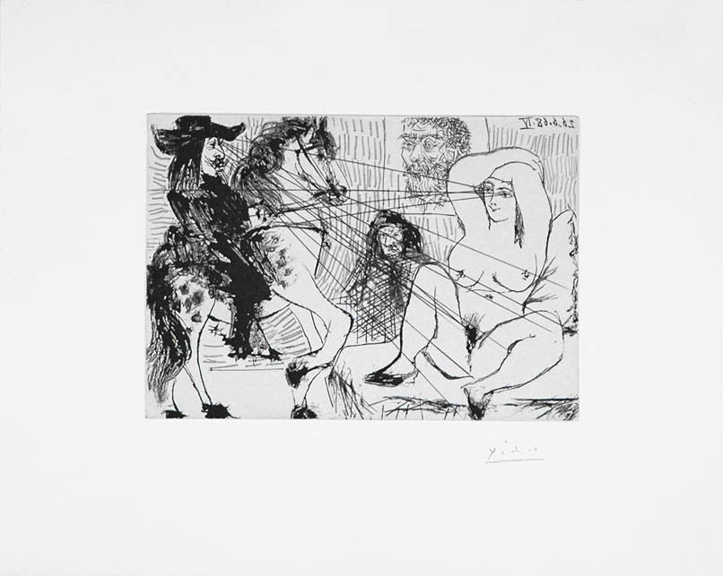 Enchange de Regards, from the 347 Series - Print by Pablo Picasso