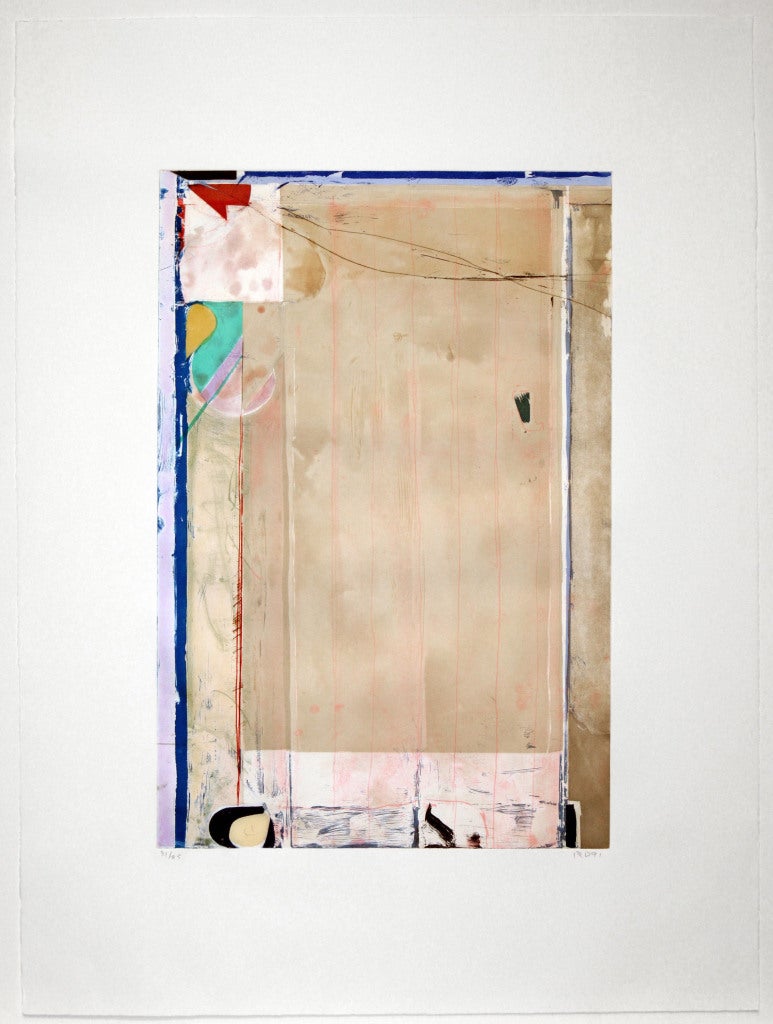 Touched Red - Print by Richard Diebenkorn
